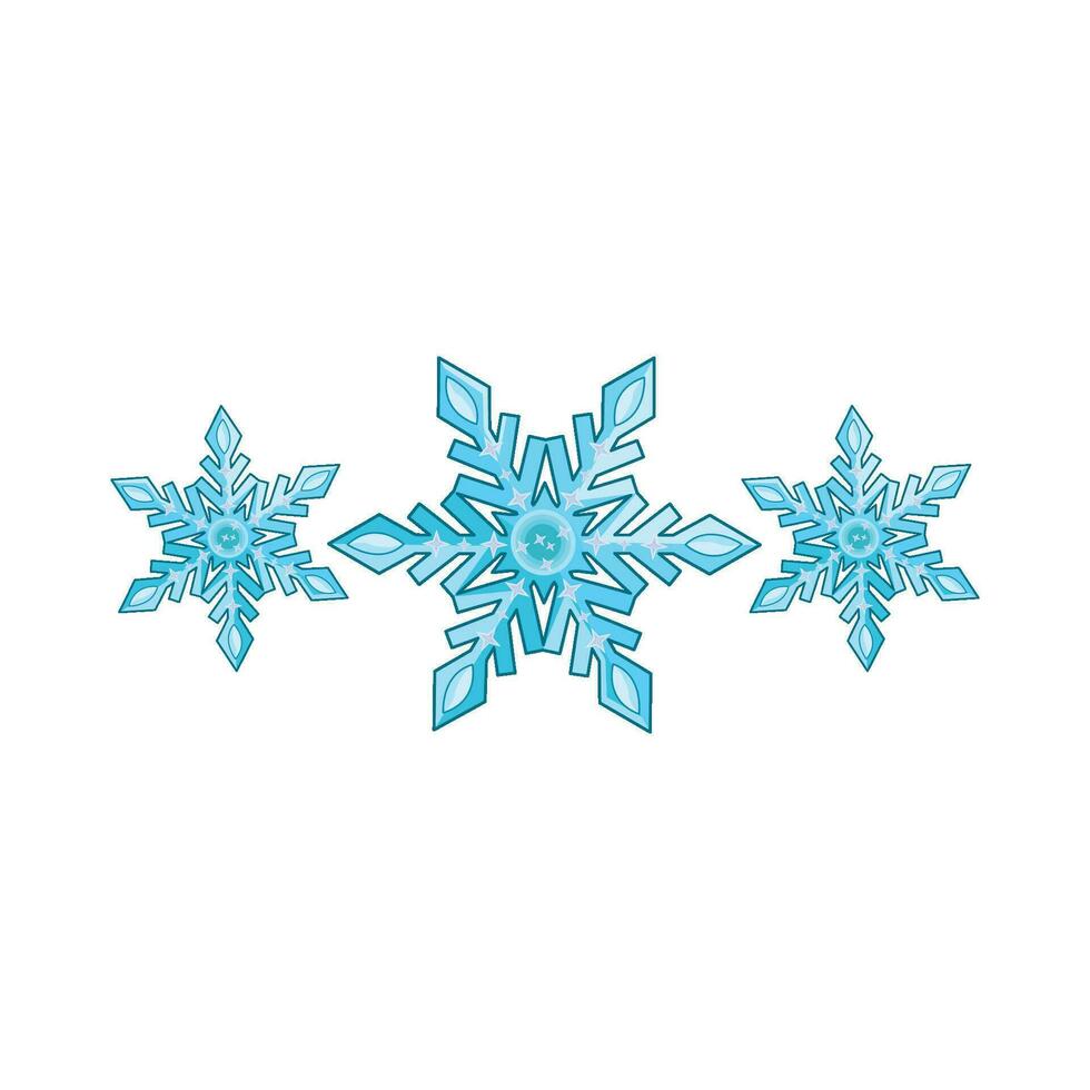 illustration of snowflake vector