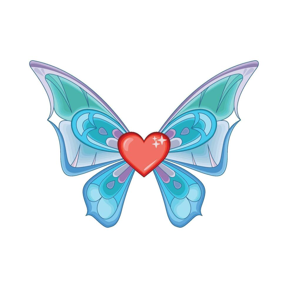 illustration of wings vector