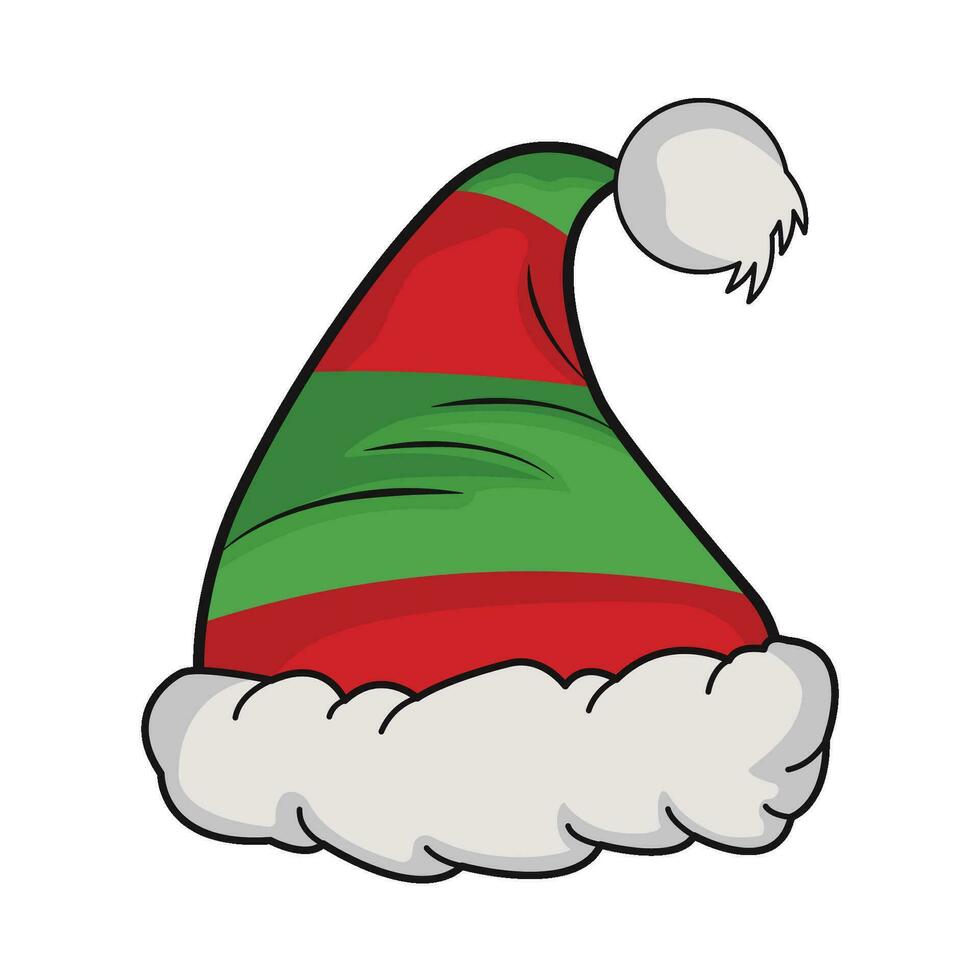 illustration of christmas hat vector