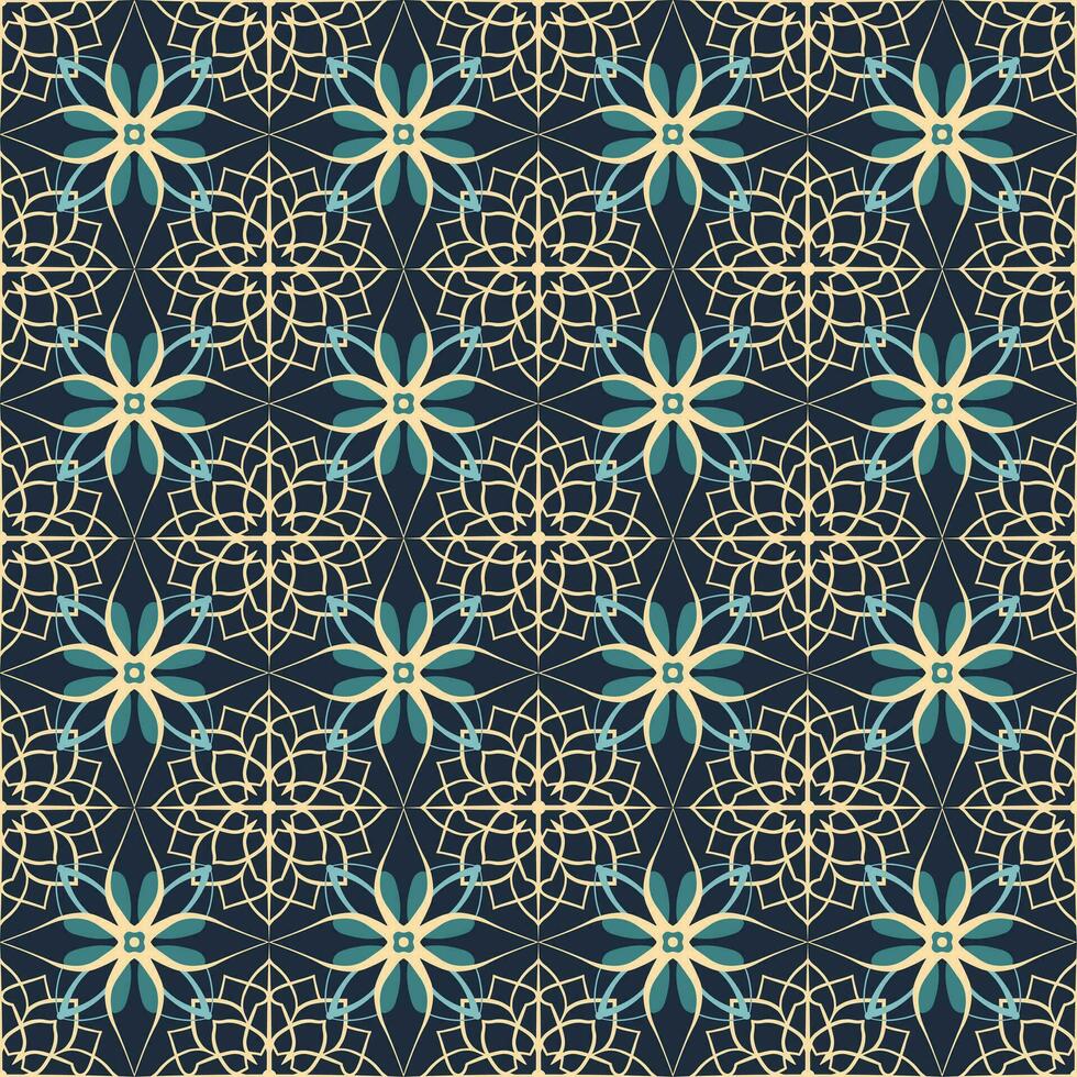 Islamic vector background. Traditional arabic pattern. Arabic seamless pattern.