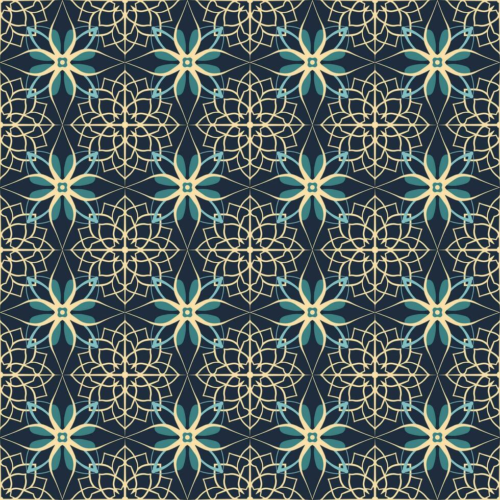 Islamic vector background. Traditional arabic pattern. Arabic seamless pattern.