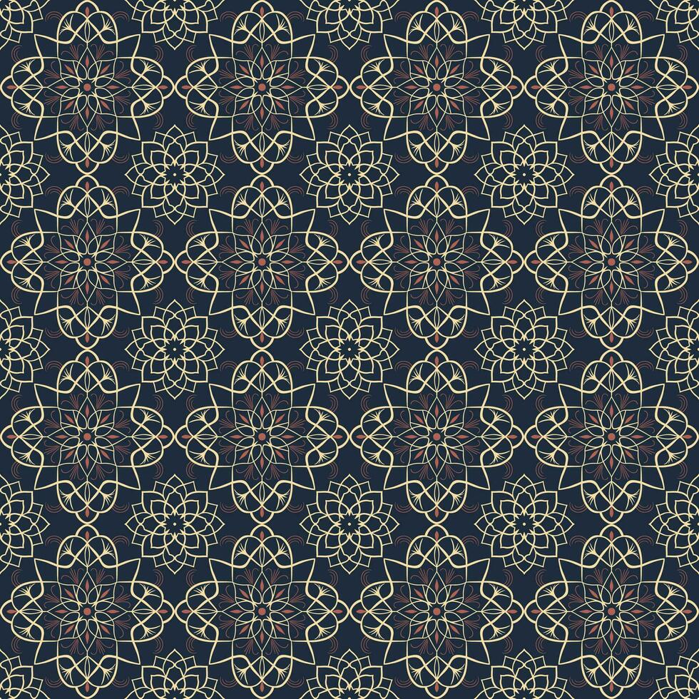 Traditional arabic pattern. Arabic seamless pattern. Islamic vector background.