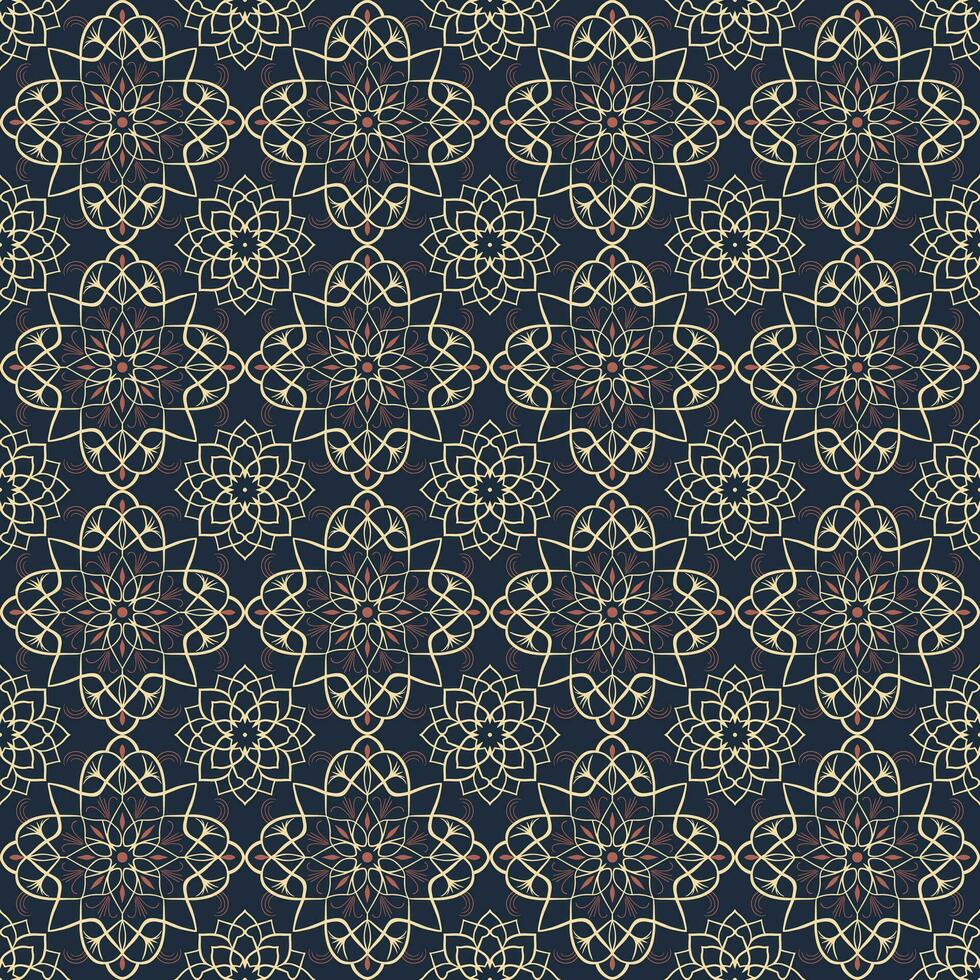 Traditional arabic pattern. Arabic seamless pattern. Islamic vector background.