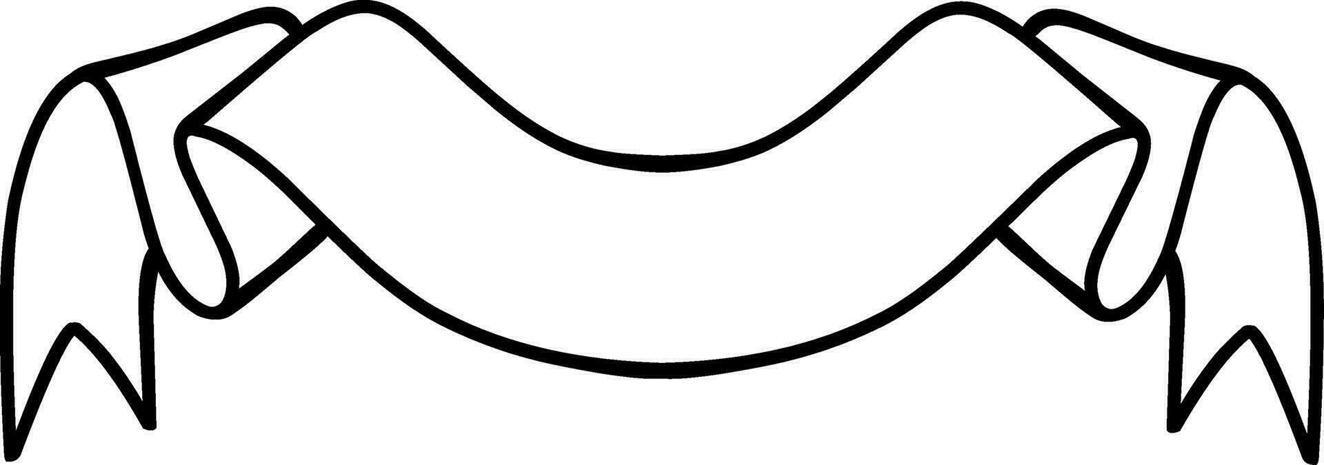 Illustration of ribbon isolated vector