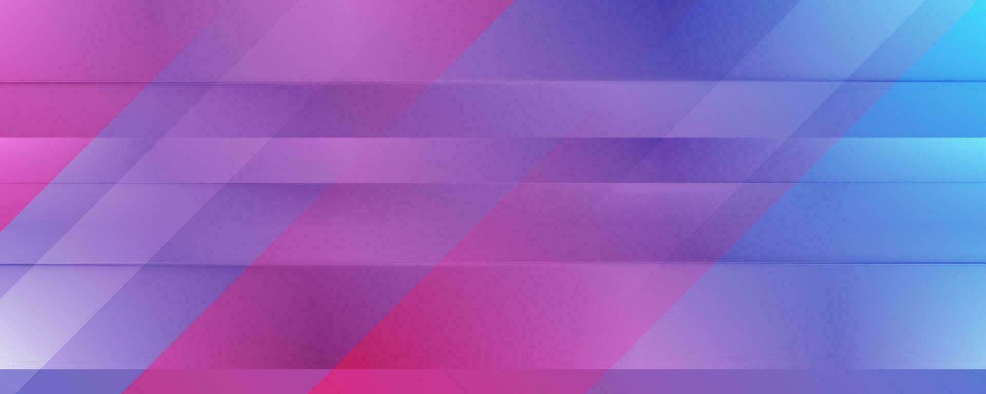 Colorful technical banner with minimal stripes vector