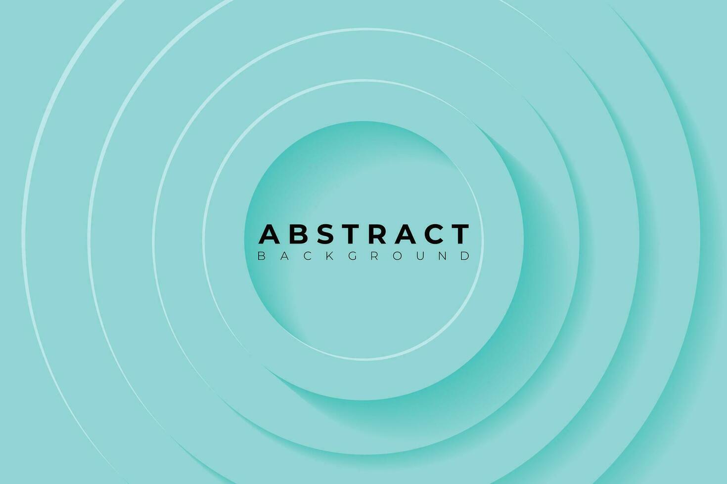 Abstract Background with 3d circle blue papercut layer vector