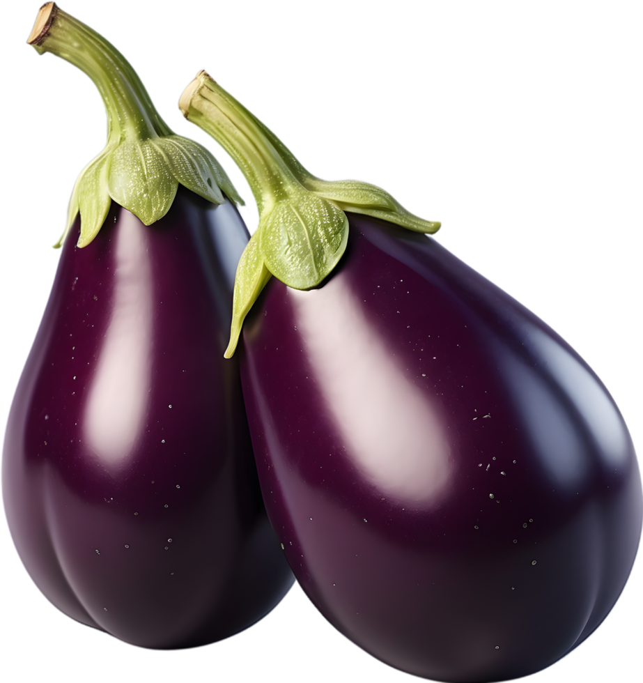 ai gegenereerd aubergine PNG plantaardig