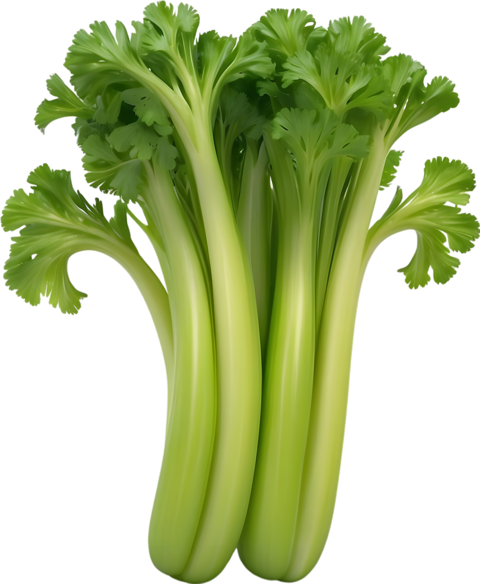 AI generated green celery on transparent background 36053329 PNG