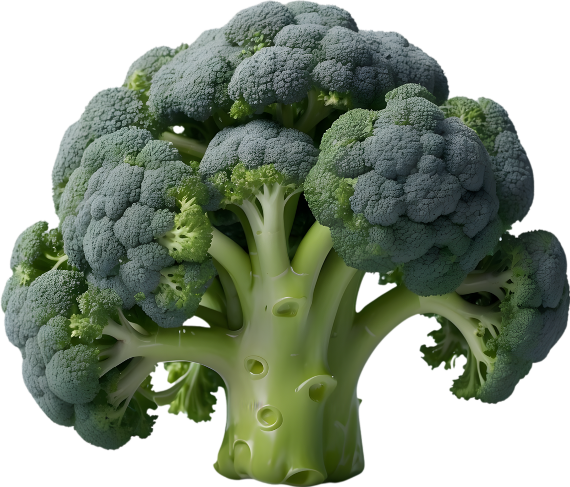 AI generated broccoli png image