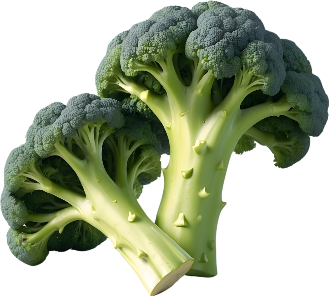 AI generated broccoli png image