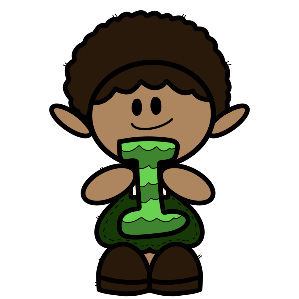 AEIOU KID ART png