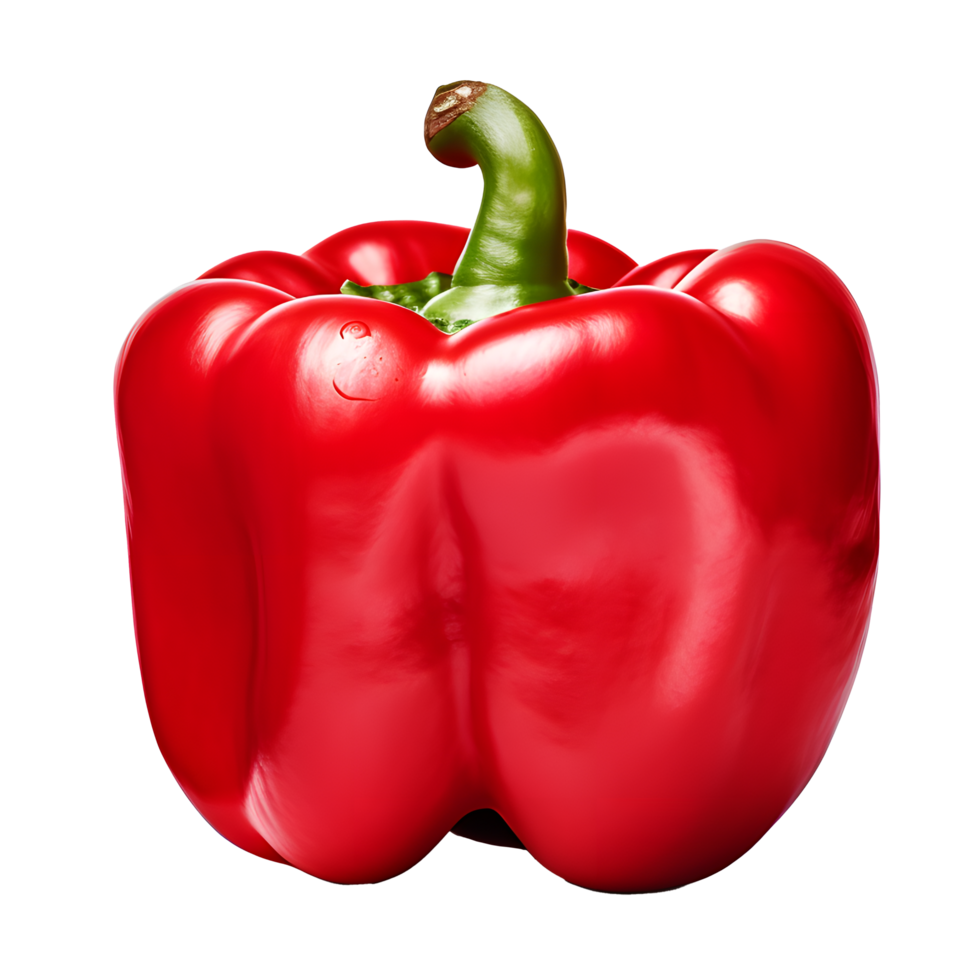 AI generated Red bell pepper PNG