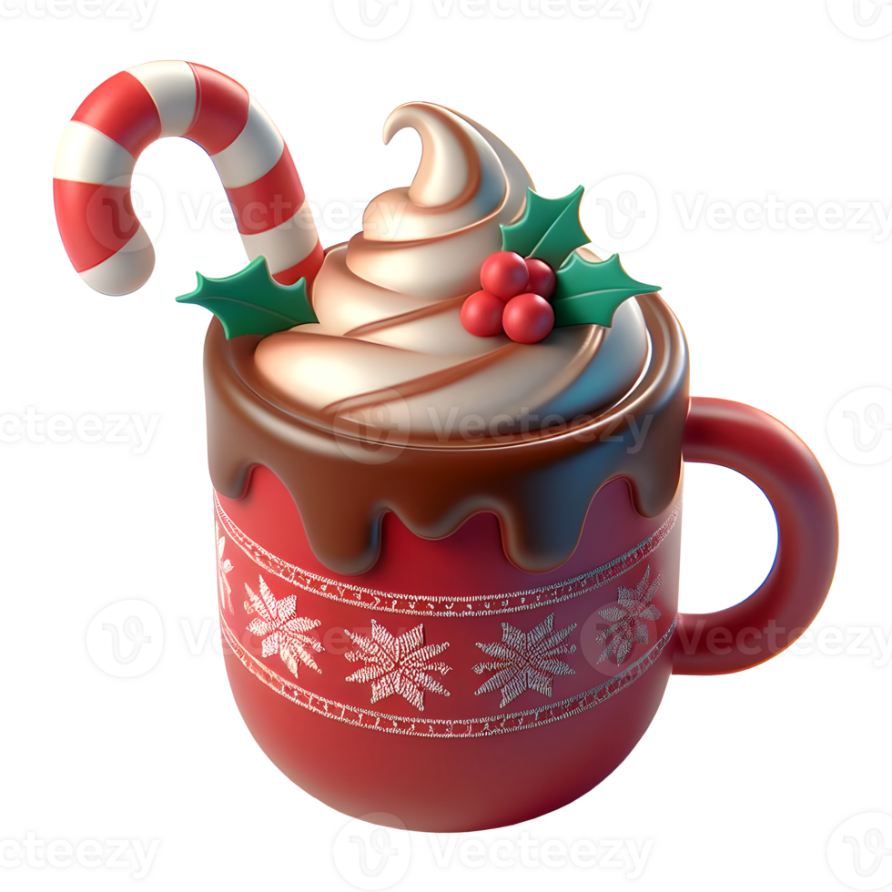 Hot Chocolate 3d Icon Illustration png