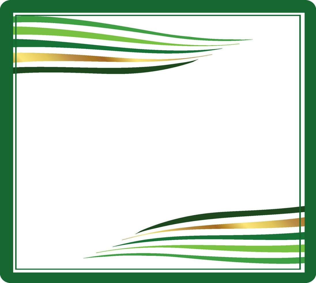 green Wave business banner vector