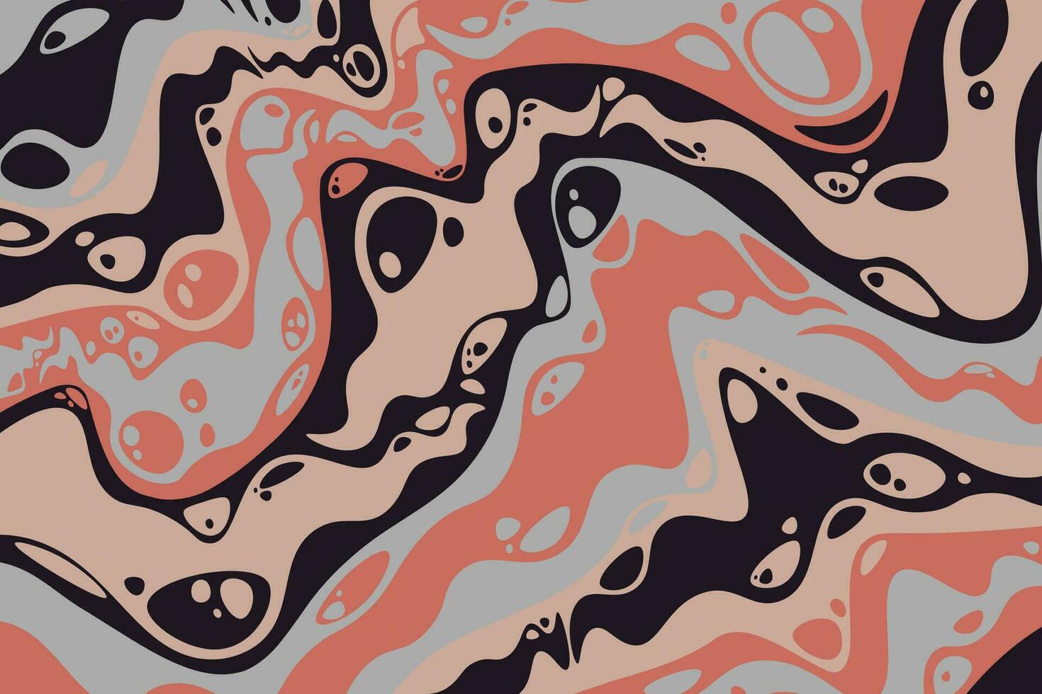 Abstract colorful psychedelic groovy background. vector