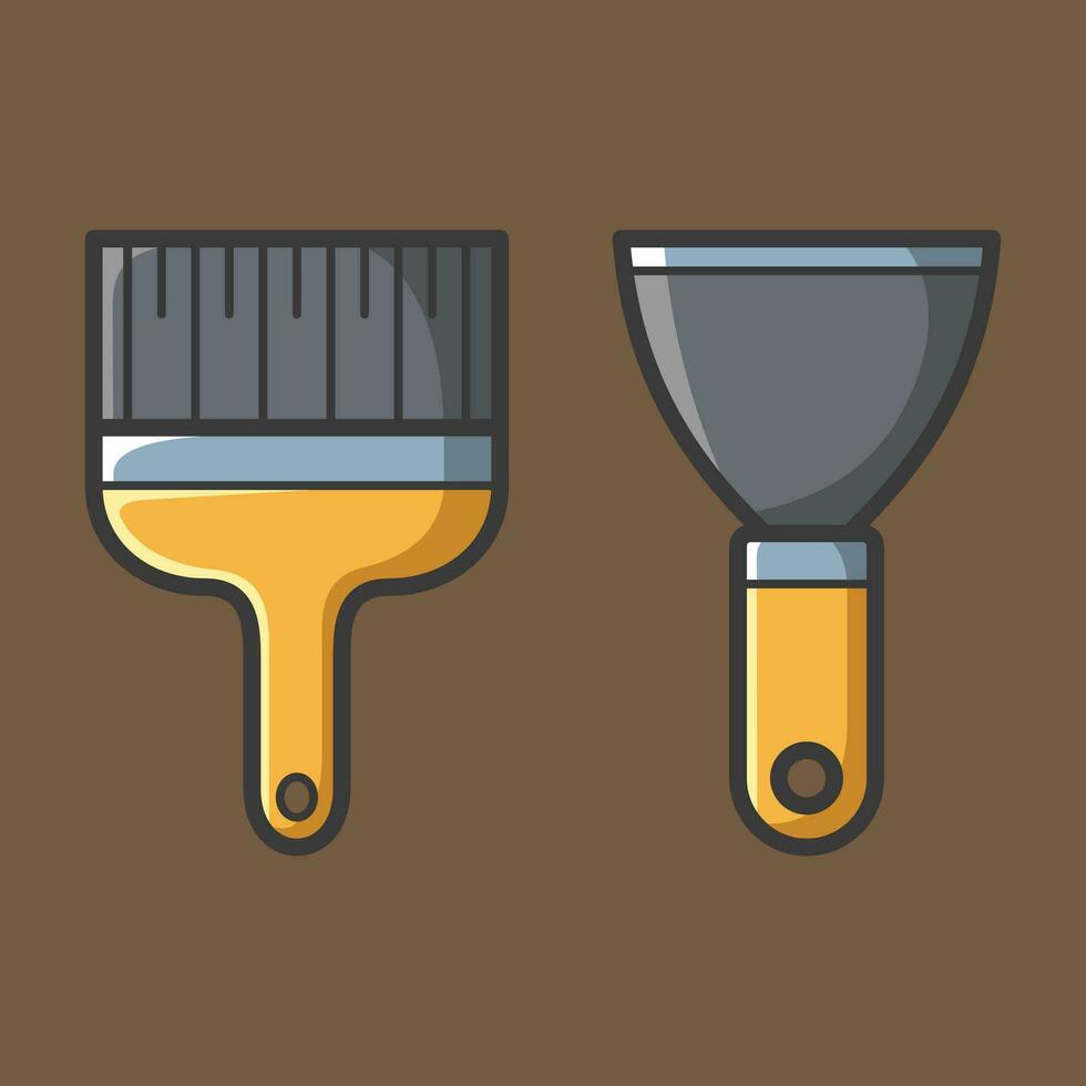 Carpentry tools vector design art for house woodworking and construction