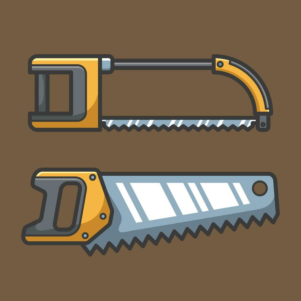 Carpentry tools vector design art for house woodworking and construction