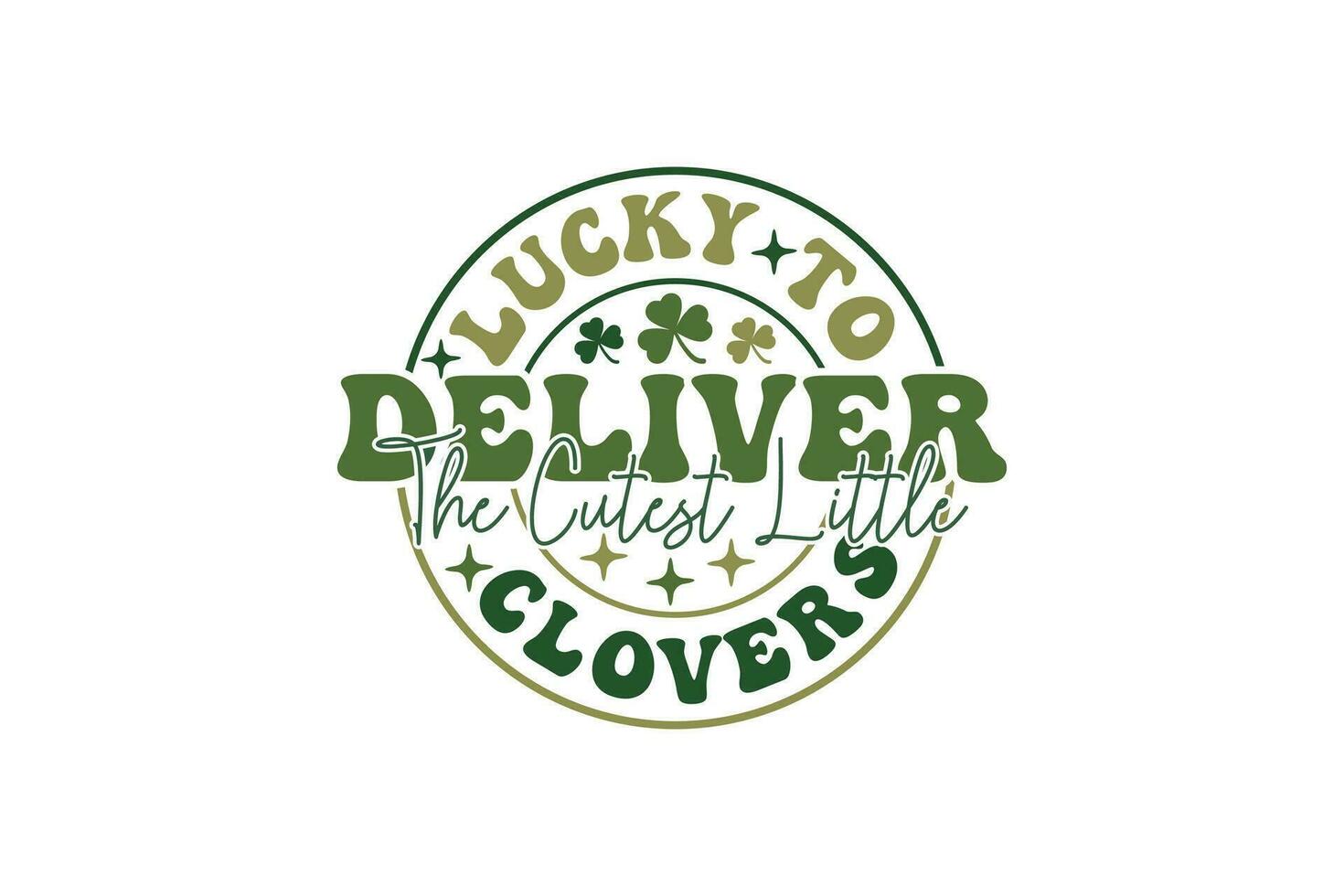 Nurse St Patrick's Day EPS T-shirt Design, St Patrick's Day T shirt design, funny St Patrick's Day inspirational lettering design for posters vector