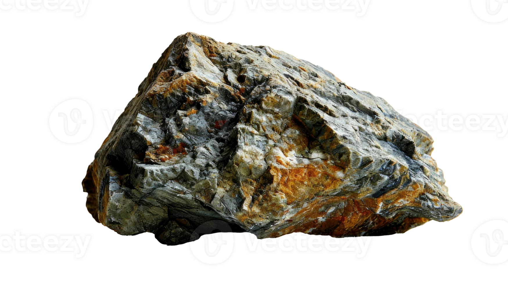 AI generated Rock isolated on transparent background png