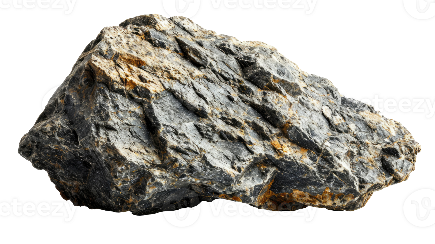 AI generated Rock isolated on transparent background png