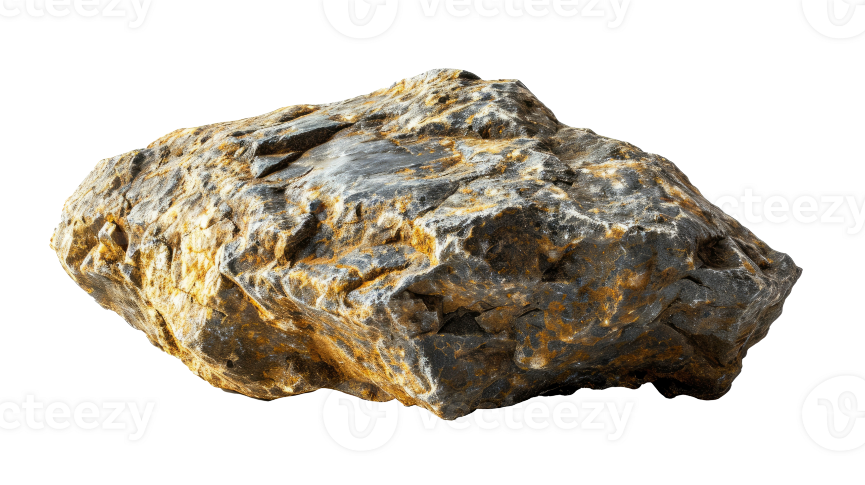 AI generated Rock isolated on transparent background png