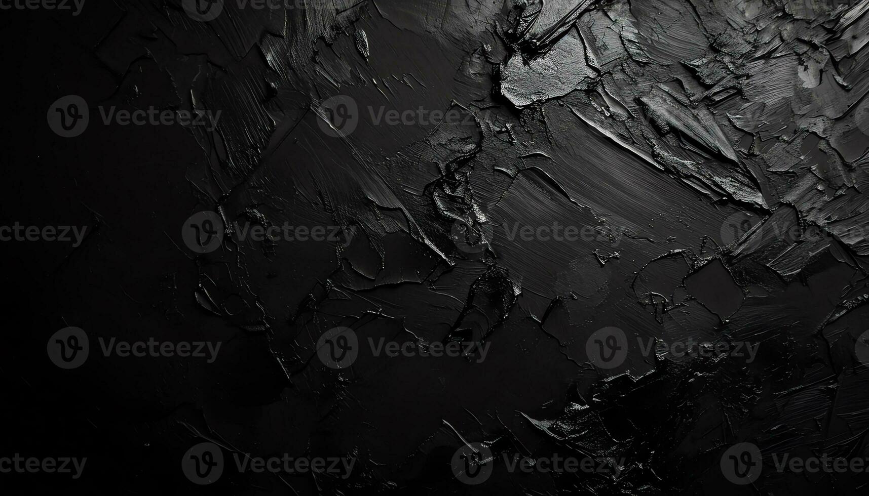 AI generated black background with water drops on it photo