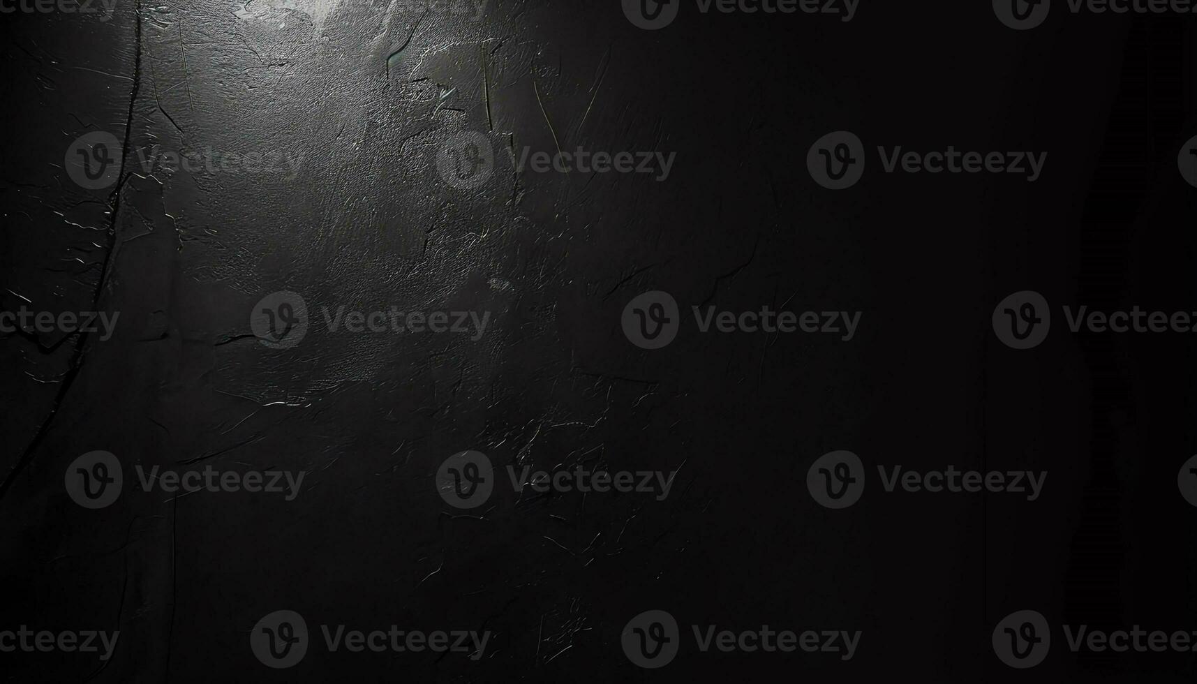 AI generated black background with water drops on it photo