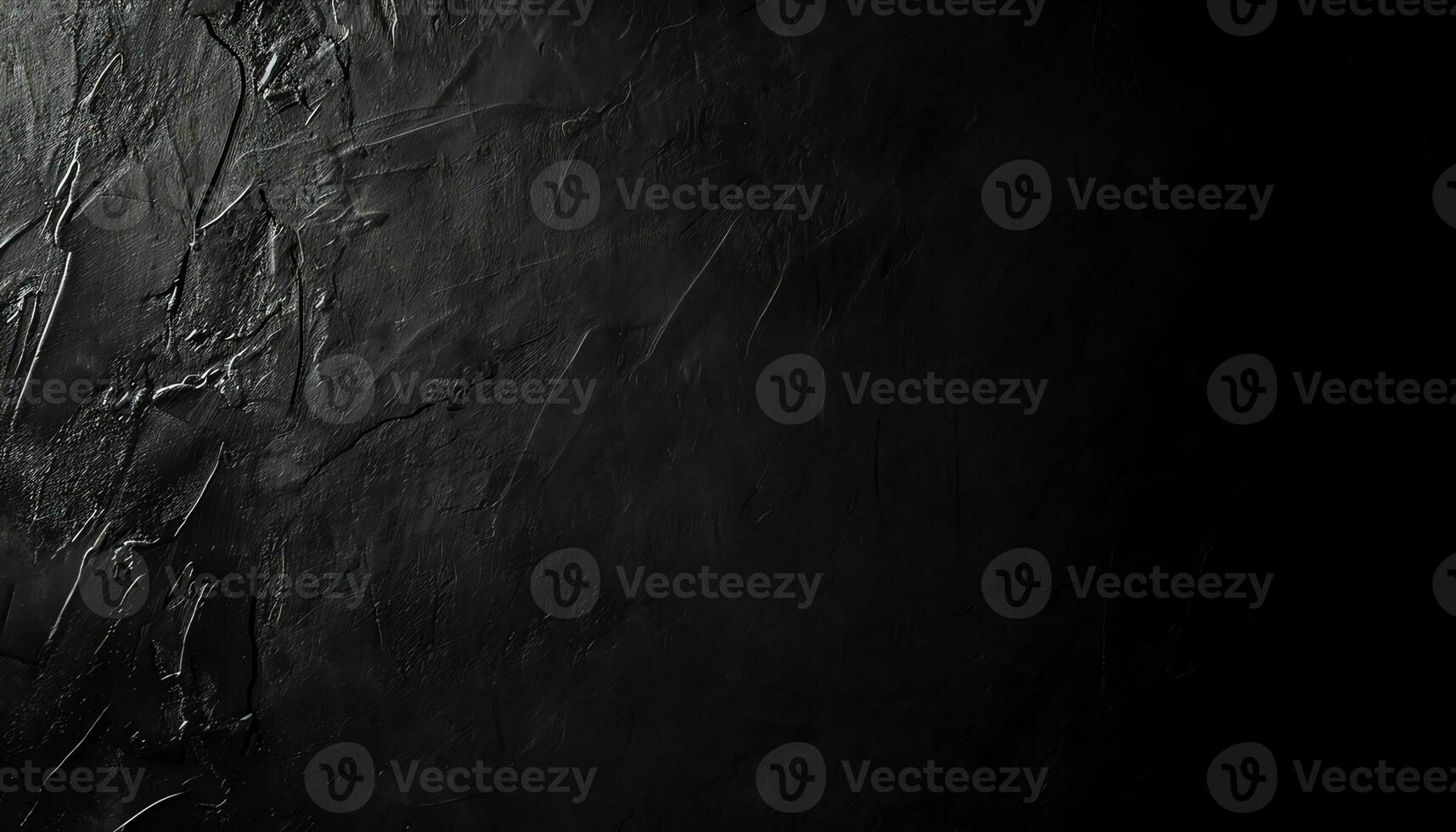 AI generated black background with water drops on it photo