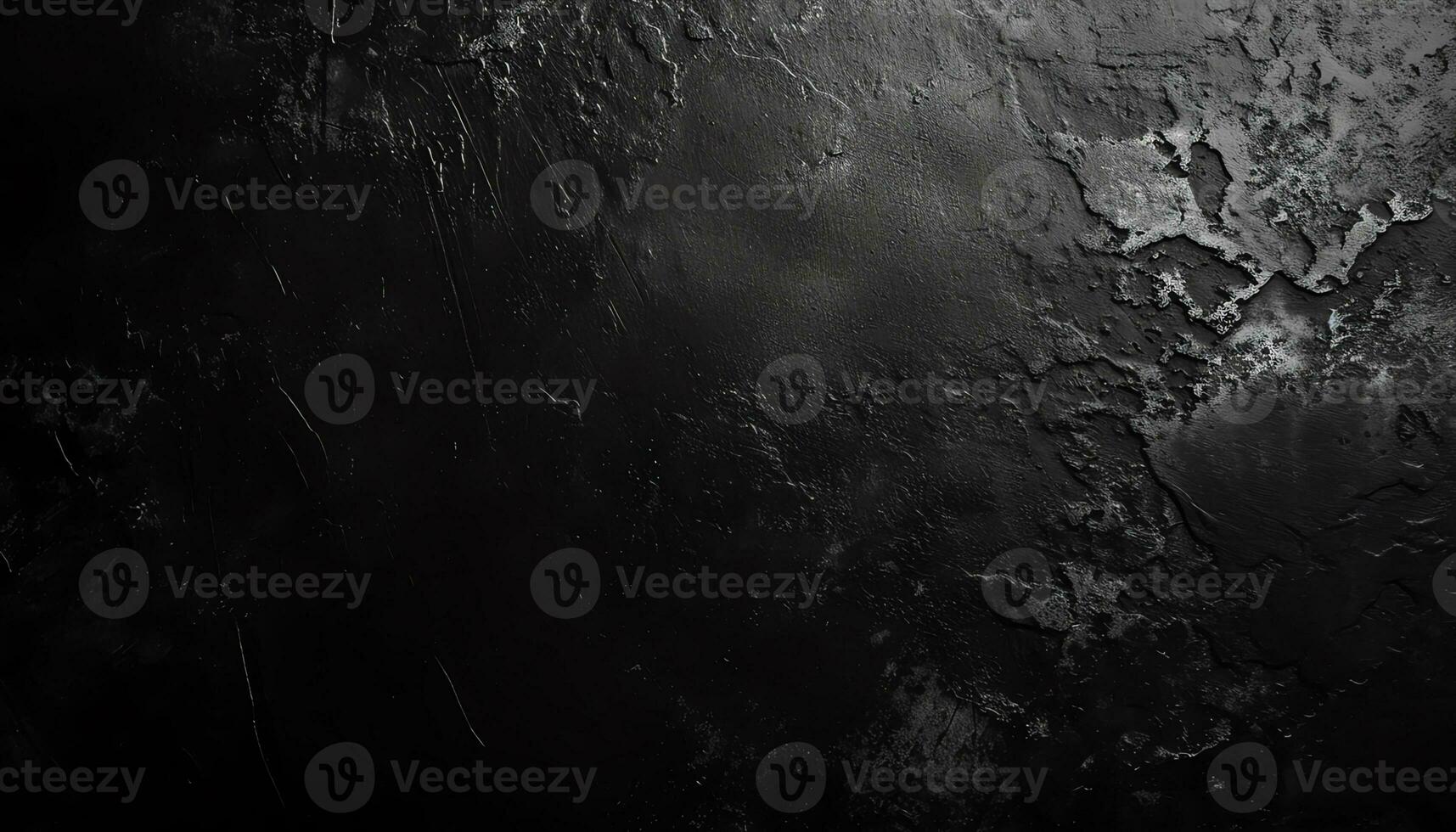 AI generated black background with water drops on it photo