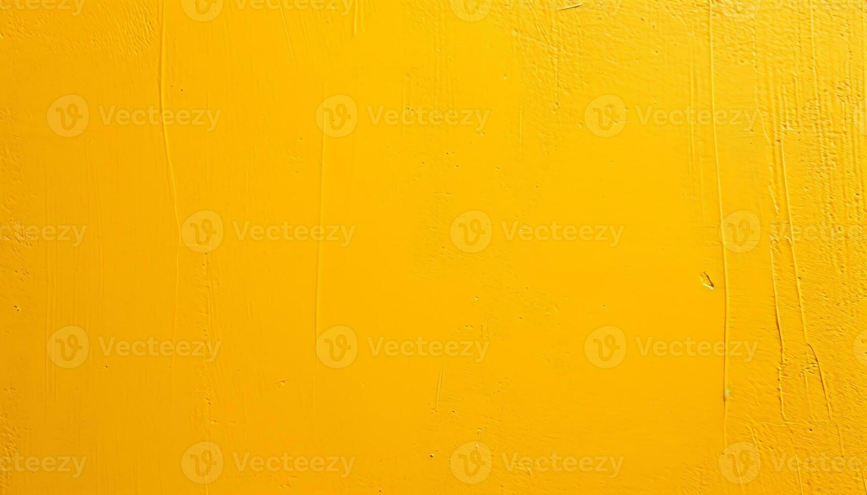 ai generado un amarillo pintado pared con un amarillo pintar foto