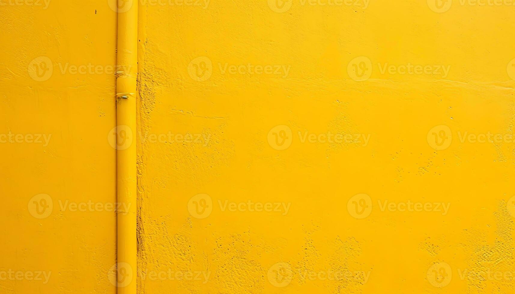 AI generated a yellow painted wall with a yellow paint photo