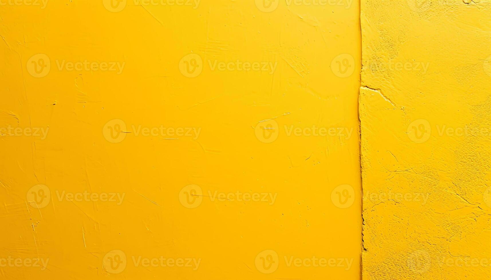 AI generated yellow painted wall background photo