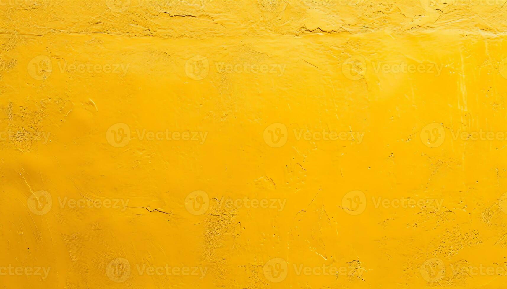 AI generated yellow painted wall background photo