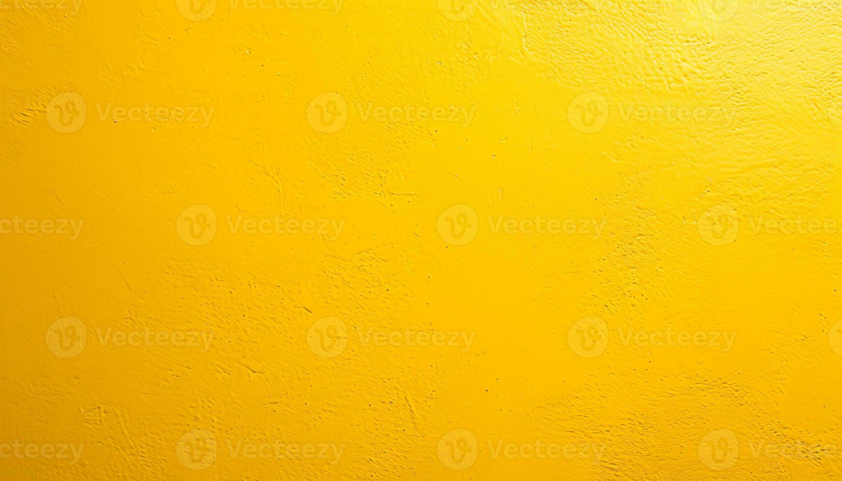 ai generado un amarillo pintado pared con un amarillo pintar foto