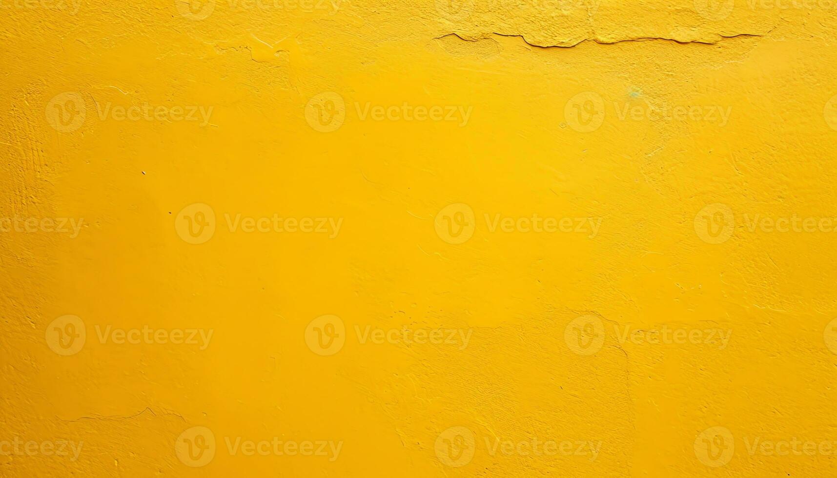 AI generated a yellow painted wall with peeling paint photo