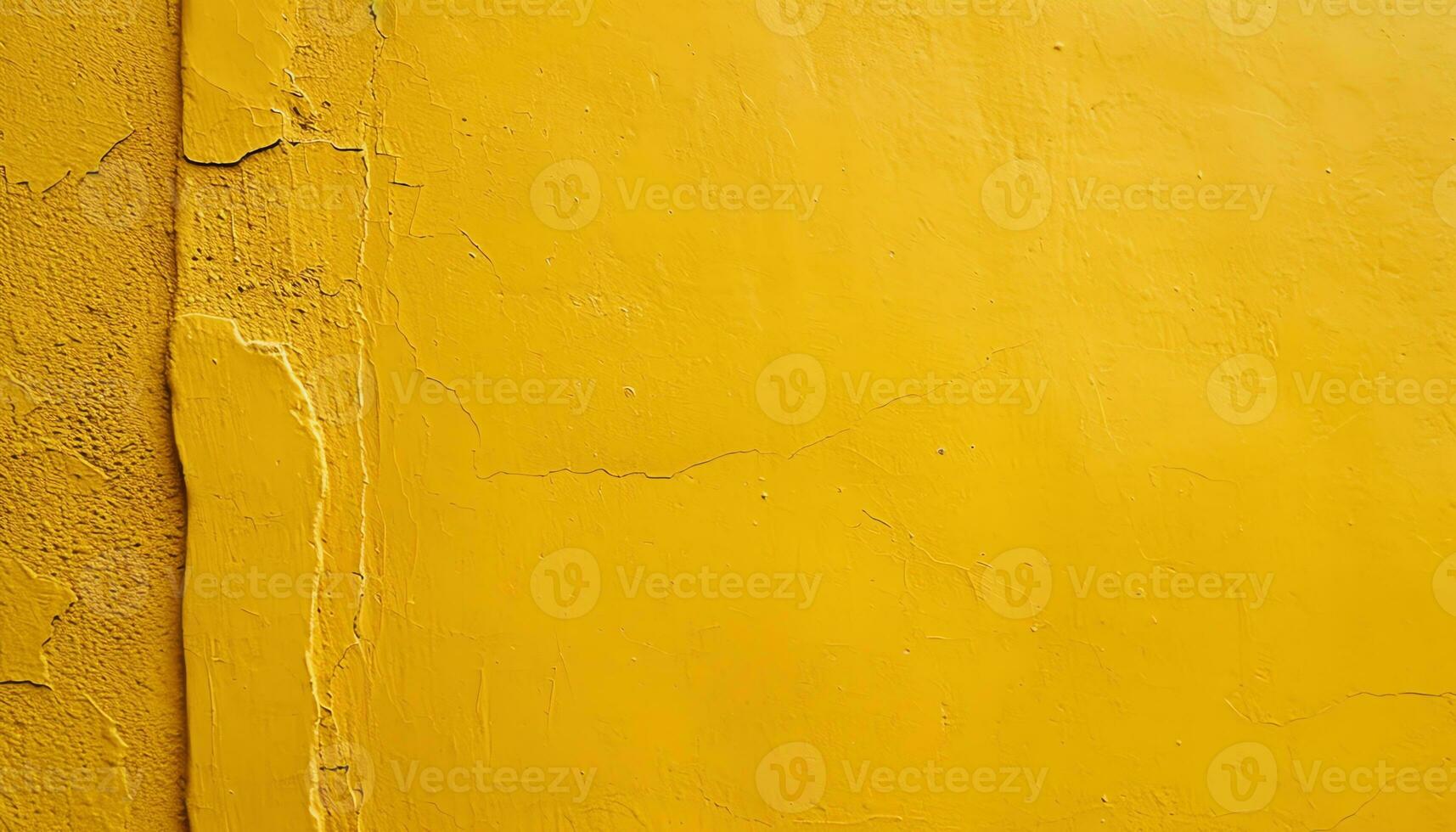 AI generated yellow paint on a wall with a yellow background photo