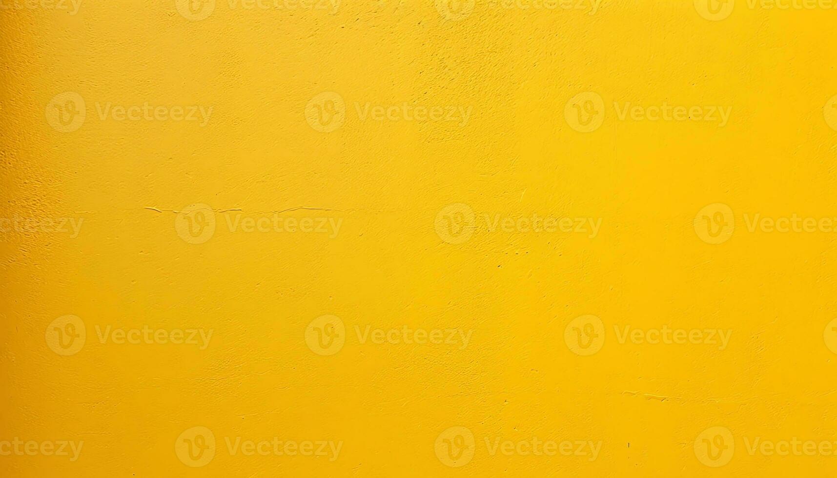 ai generado un amarillo pintado pared con peladura pintar foto