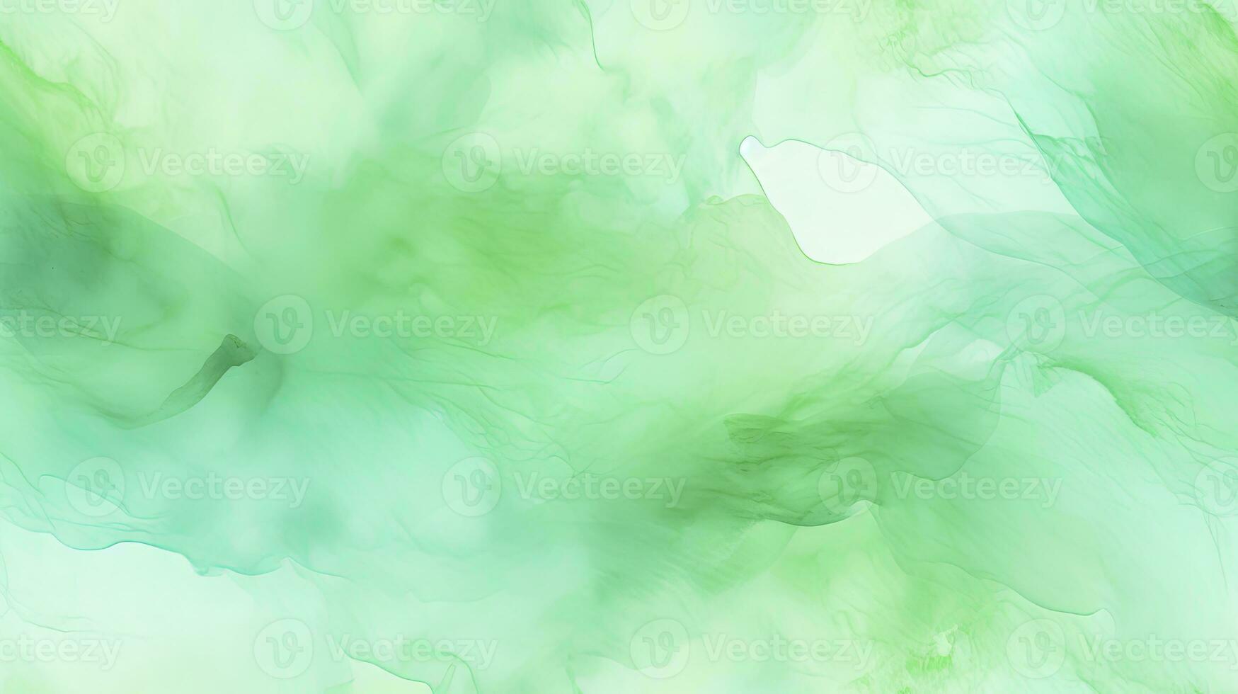 AI generated Abstract Green Watercolor Texture for a Vibrant Background. photo