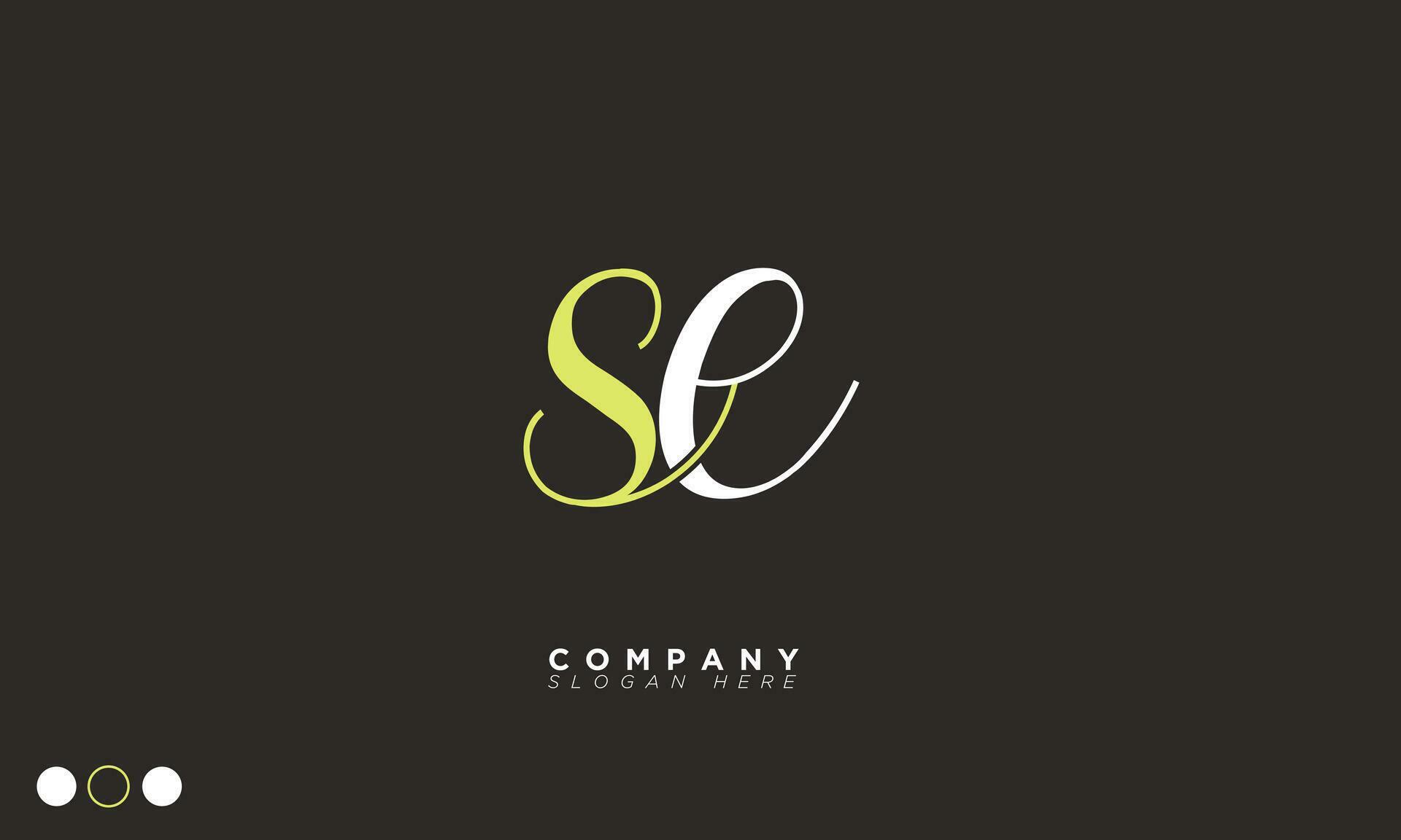 SE Alphabet letters Initials Monogram logo ES, S and E 36057594 Vector Art at Vecteezy