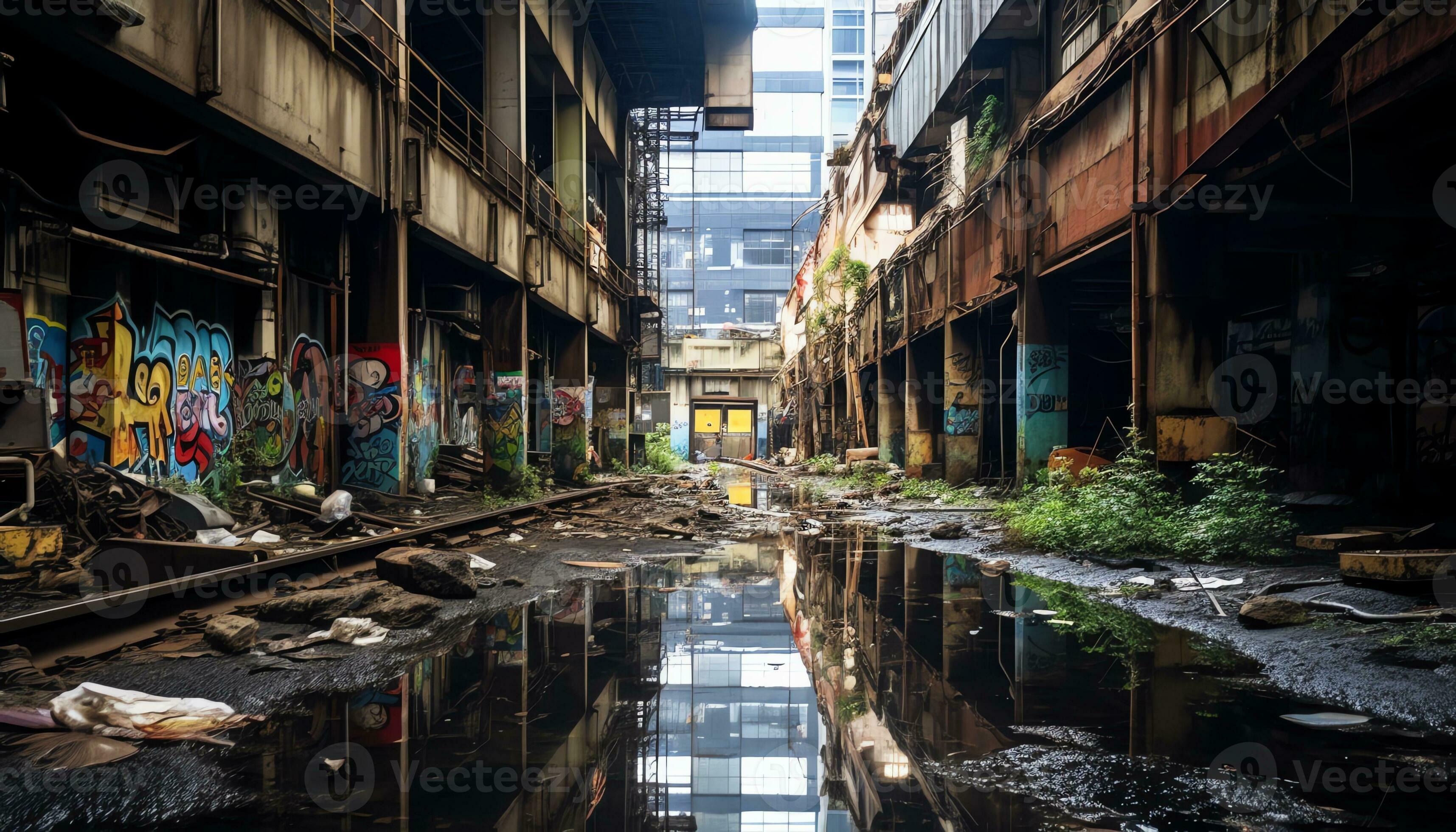 AI generated Unveiling the Vibrant Tapestry of Urban Exploration 