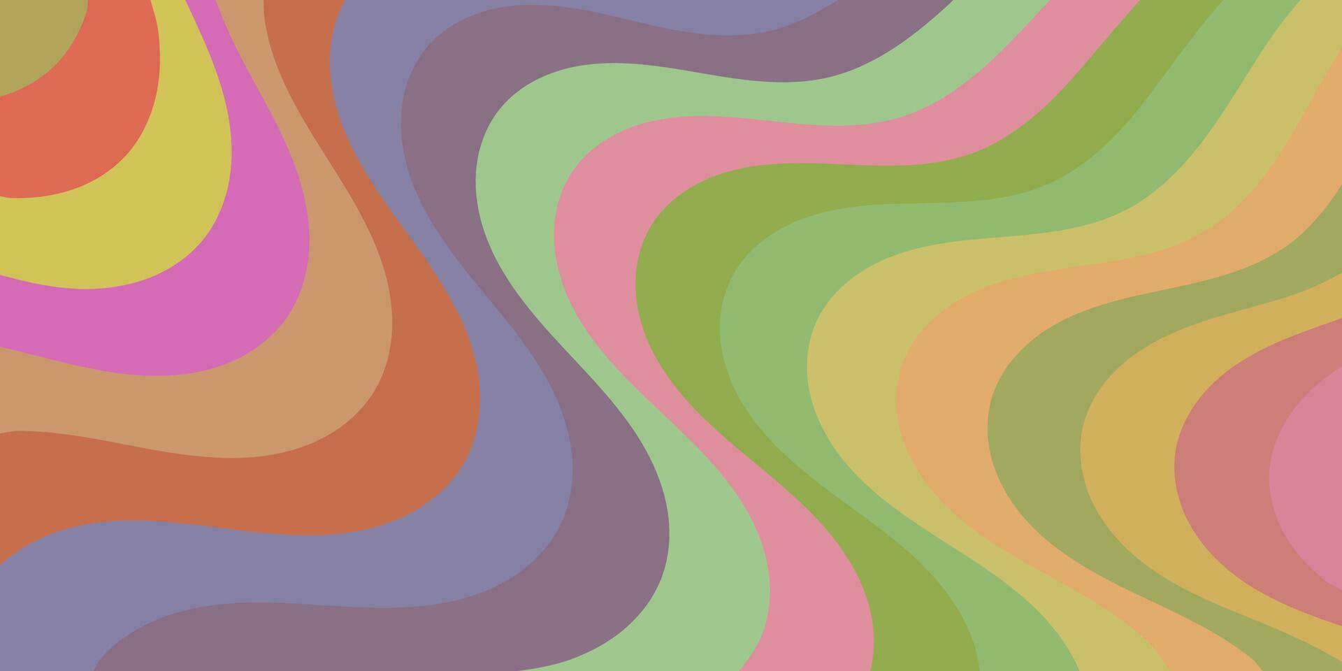 fondo colorido abstracto con ondas vector