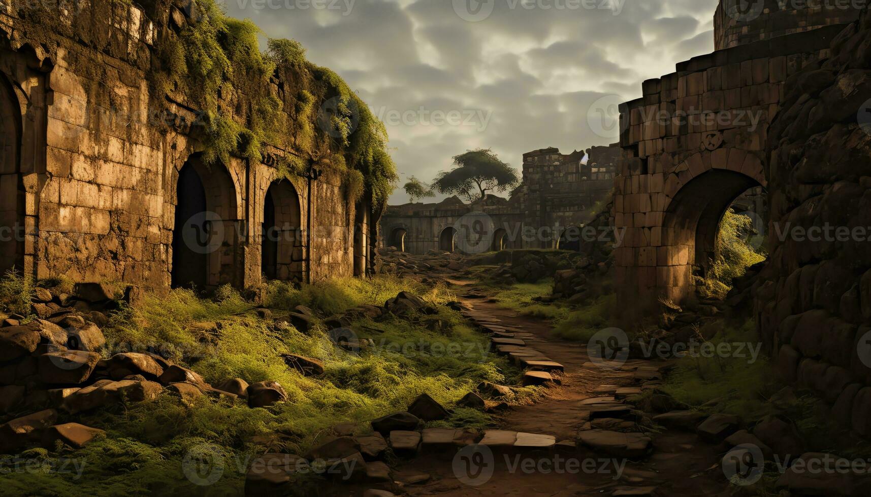 AI generated Uncovering the Secrets of Ancient Landscapes photo