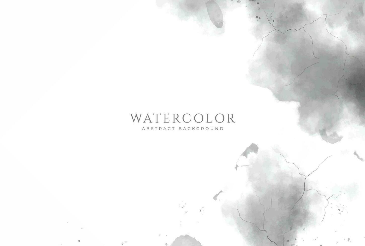 Abstract horizontal watercolor background. Neutral light colored empty space background illustration vector