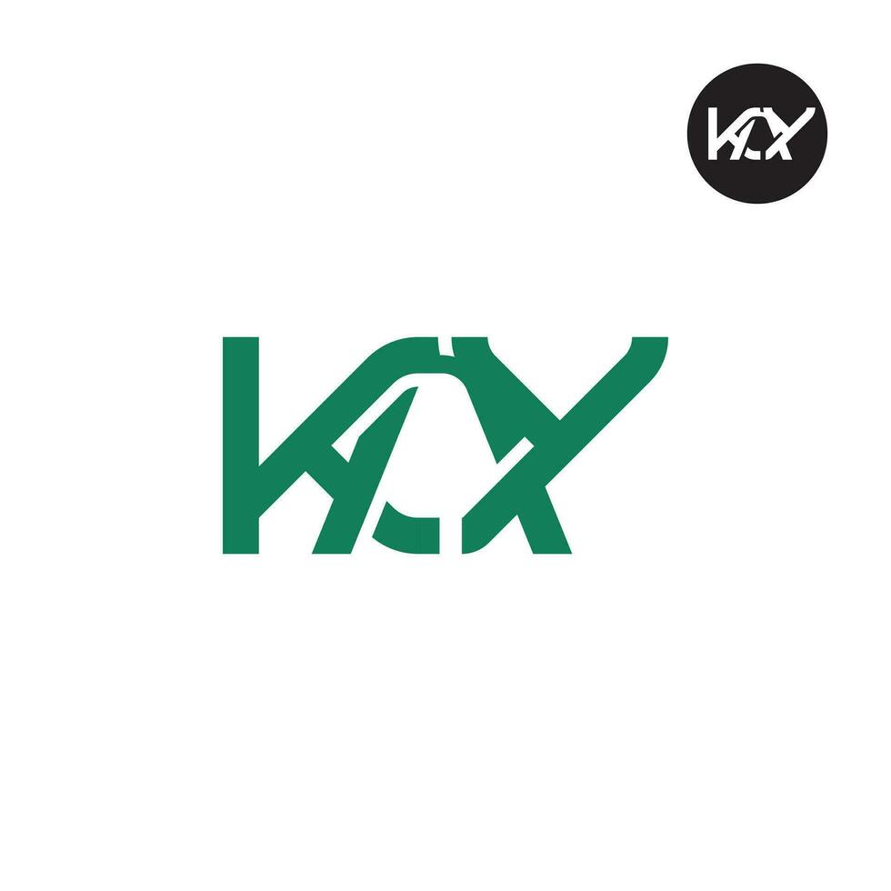 Letter KAY Monogram Logo Design vector