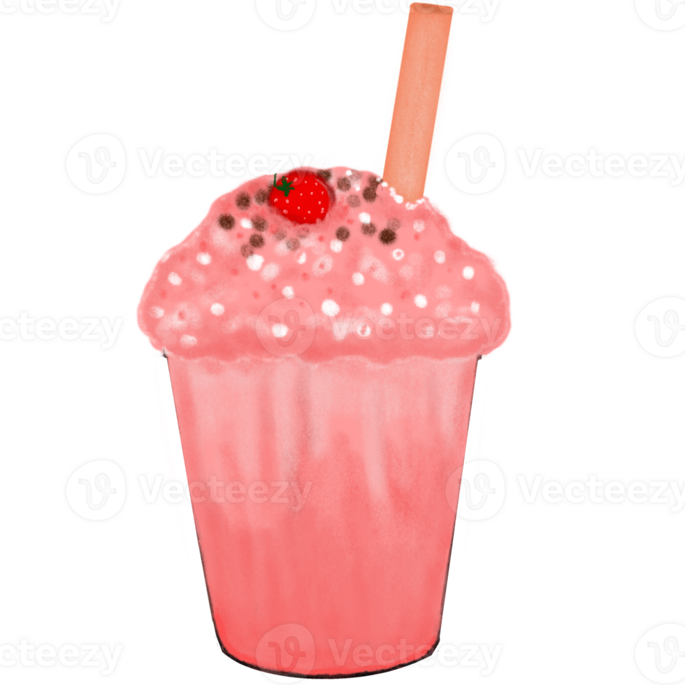 strawberry ice cream png