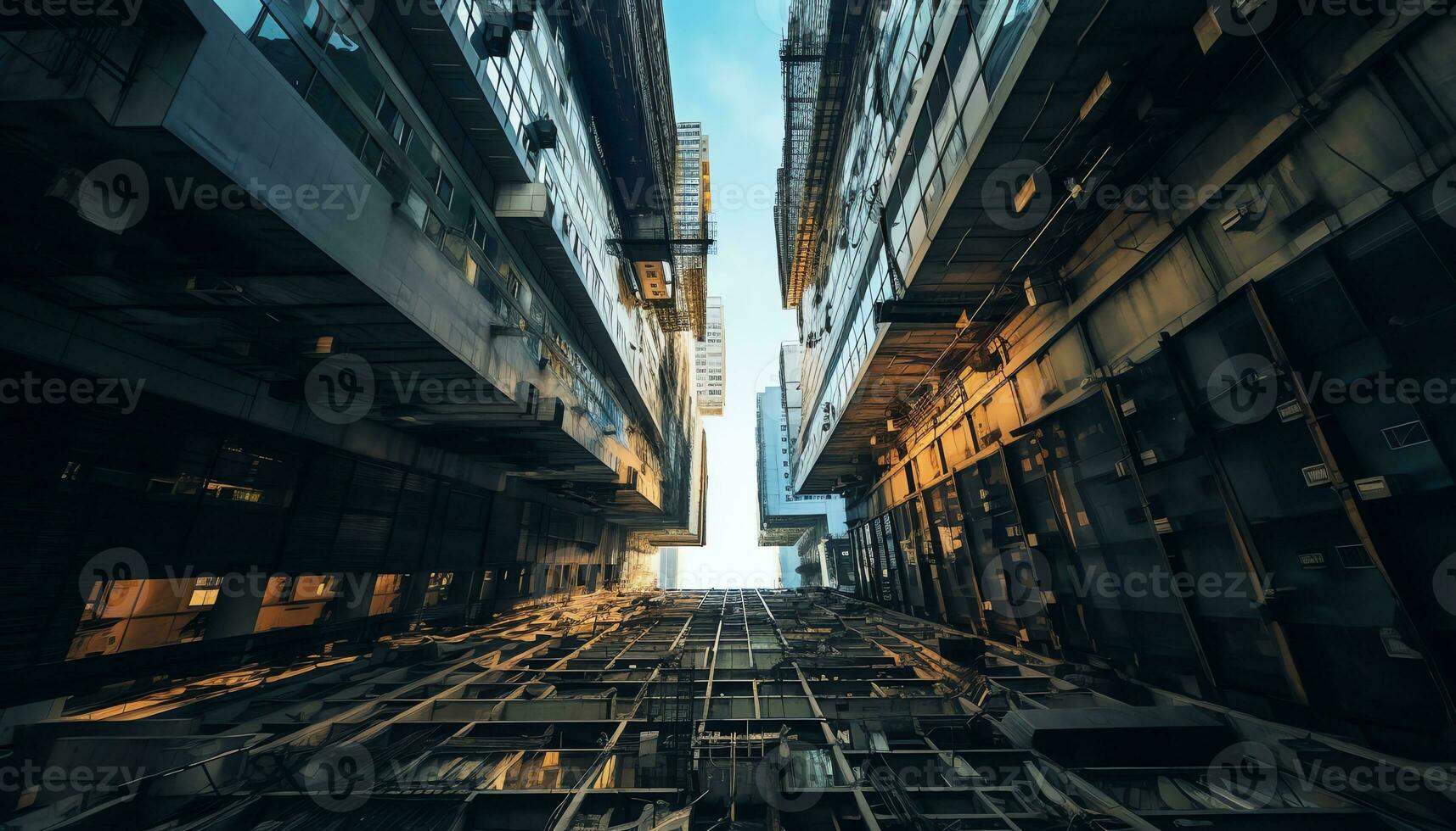 AI generated Unveiling the Vibrant Tapestry of Urban Exploration photo