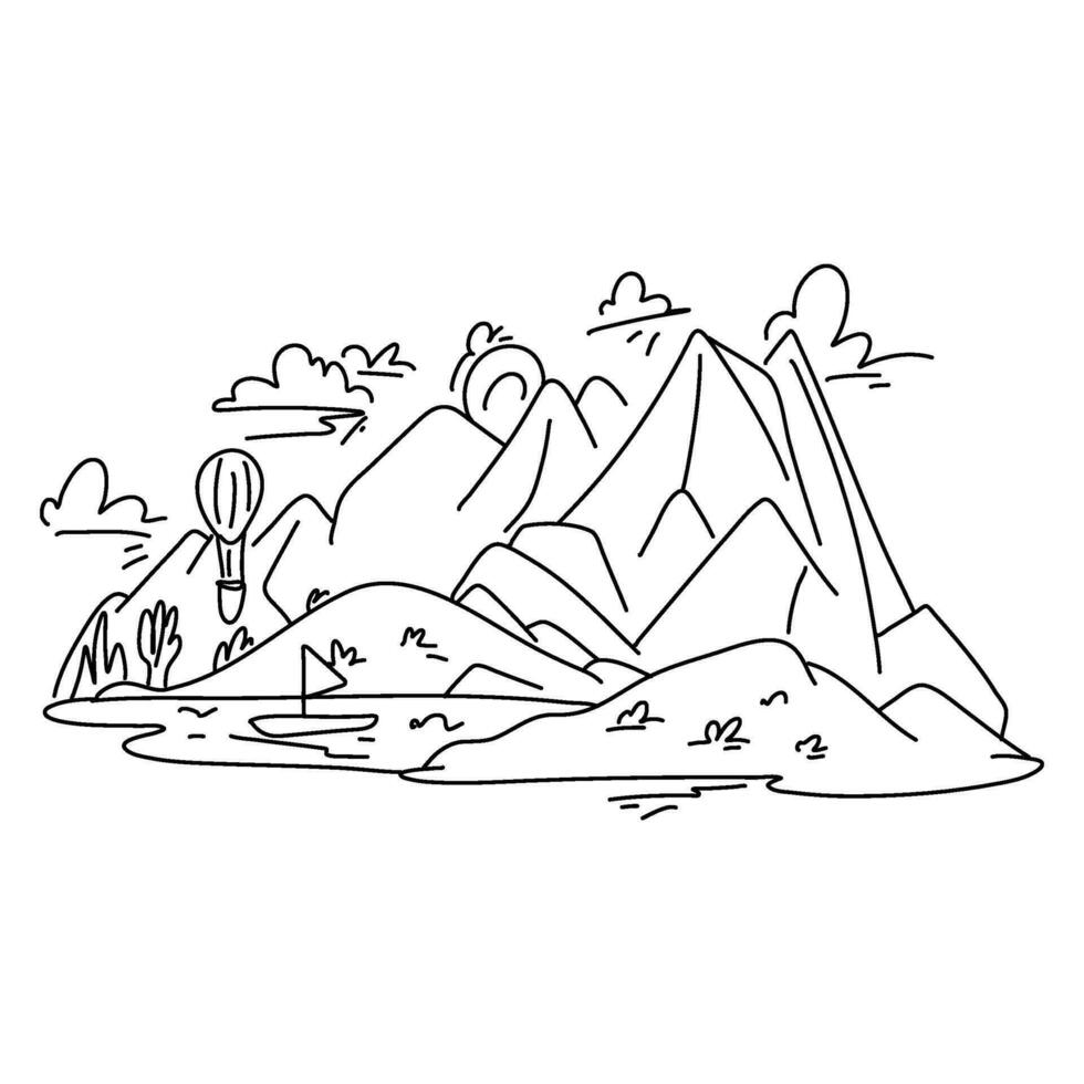 Travel Agency trendy flat illustration, Perfect for enhancing your website, our appealing visuals will transport your audience into their dream destinations vector