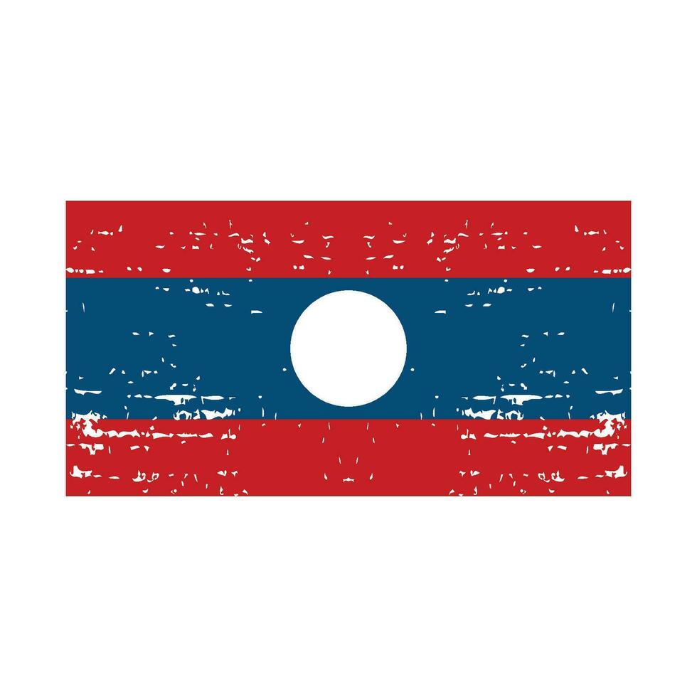 Laos bandera icono vector modelo