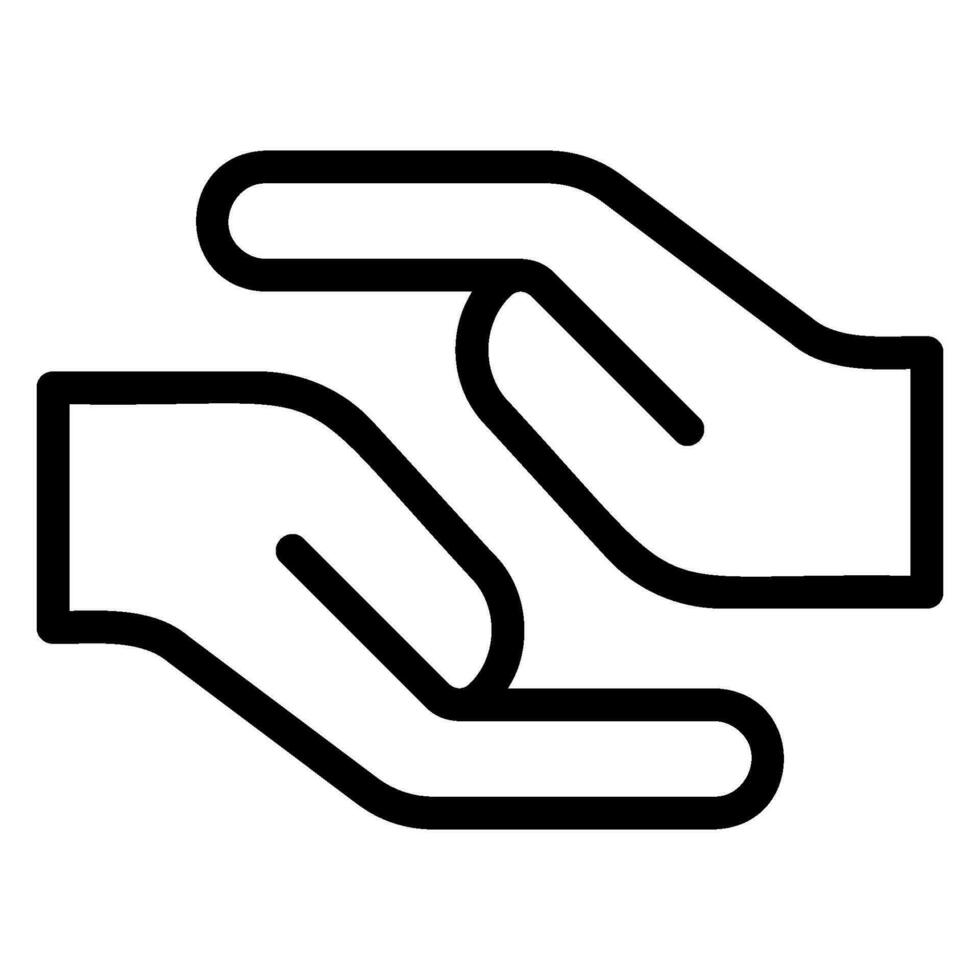 deal line icon vector