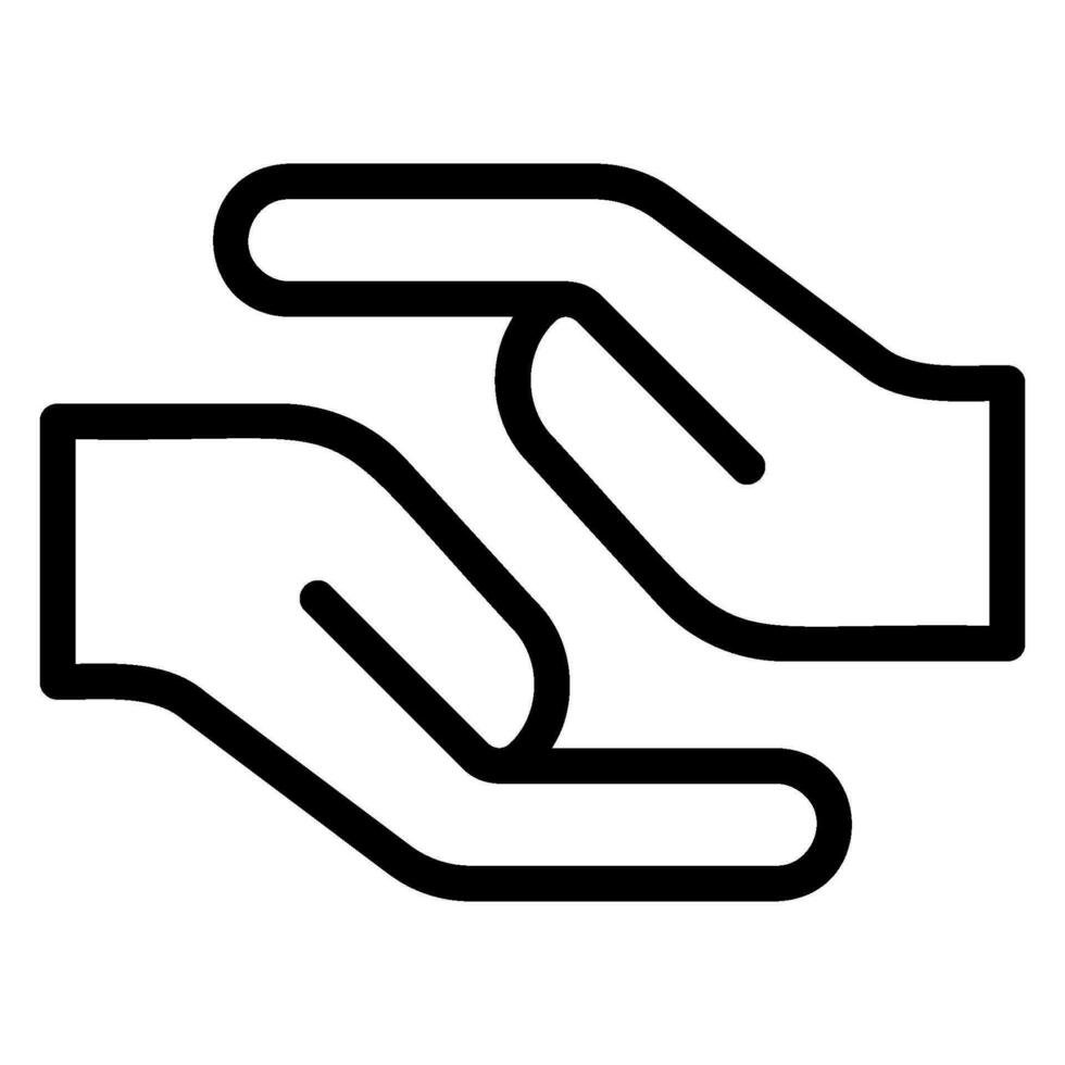 deal line icon vector